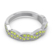 Half Eternity Milgrain Pave Tantvaya Band