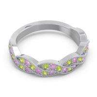 Half Eternity Milgrain Pave Tantvaya Band