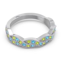 Half Eternity Milgrain Pave Tantvaya Band