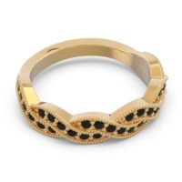 Half Eternity Milgrain Pave Tantvaya Band