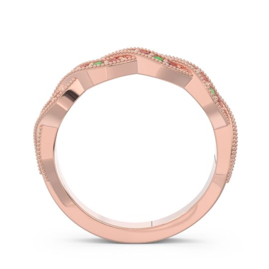 Half Eternity Milgrain Pave Tantvaya Band