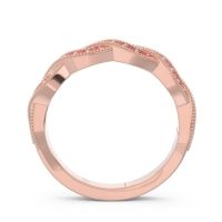 Half Eternity Milgrain Pave Tantvaya Band