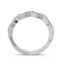 Half Eternity Milgrain Pave Tantvaya Band