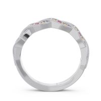 Half Eternity Milgrain Pave Tantvaya Band