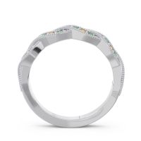 Half Eternity Milgrain Pave Tantvaya Band