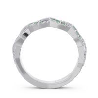 Half Eternity Milgrain Pave Tantvaya Band