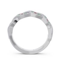 Half Eternity Milgrain Pave Tantvaya Band