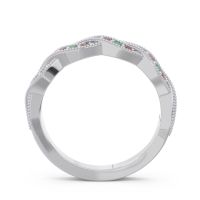 Half Eternity Milgrain Pave Tantvaya Band