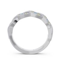 Half Eternity Milgrain Pave Tantvaya Band
