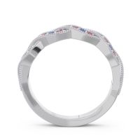 Half Eternity Milgrain Pave Tantvaya Band