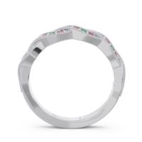 Half Eternity Milgrain Pave Tantvaya Band