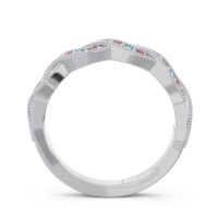 Half Eternity Milgrain Pave Tantvaya Band