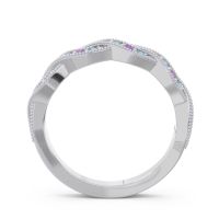 Half Eternity Milgrain Pave Tantvaya Band