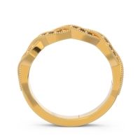 Half Eternity Milgrain Pave Tantvaya Band