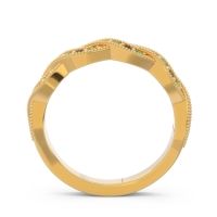 Half Eternity Milgrain Pave Tantvaya Band