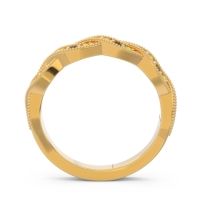 Half Eternity Milgrain Pave Tantvaya Band