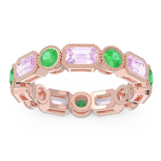 Art Deco Milgrain Bezel Viparita Band
