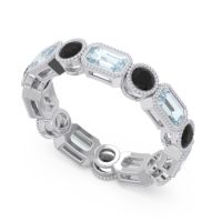 Art Deco Milgrain Bezel Viparita Band