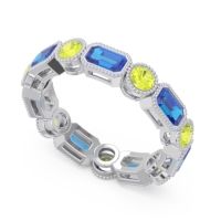Art Deco Milgrain Bezel Viparita Band