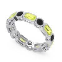 Art Deco Milgrain Bezel Viparita Band