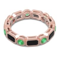 Art Deco Milgrain Bezel Viparita Band