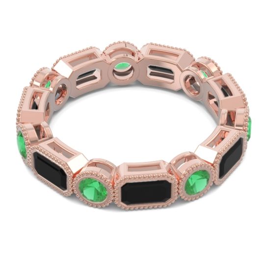 Art Deco Milgrain Bezel Viparita Band