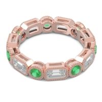 Art Deco Milgrain Bezel Viparita Band