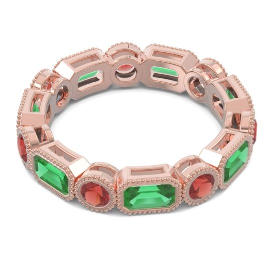 Art Deco Milgrain Bezel Viparita Band