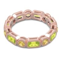 Art Deco Milgrain Bezel Viparita Band