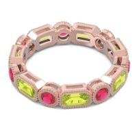 Art Deco Milgrain Bezel Viparita Band