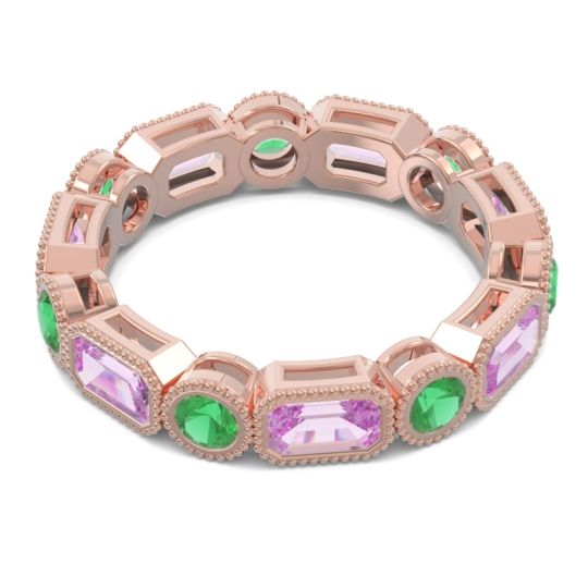 Art Deco Milgrain Bezel Viparita Band