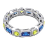 Art Deco Milgrain Bezel Viparita Band