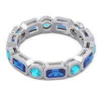Art Deco Milgrain Bezel Viparita Band