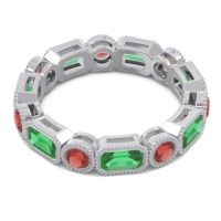 Art Deco Milgrain Bezel Viparita Band