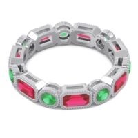 Art Deco Milgrain Bezel Viparita Band