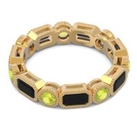 Art Deco Milgrain Bezel Viparita Band