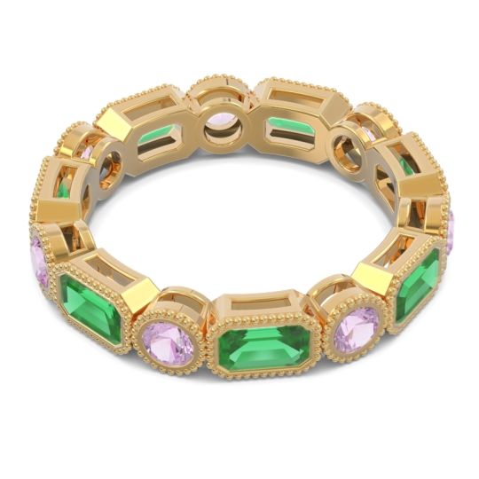 Art Deco Milgrain Bezel Viparita Band