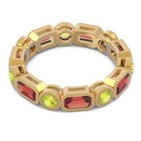 Art Deco Milgrain Bezel Viparita Band