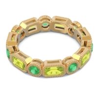 Art Deco Milgrain Bezel Viparita Band