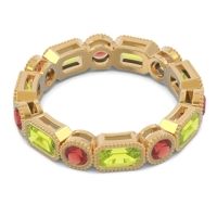 Art Deco Milgrain Bezel Viparita Band