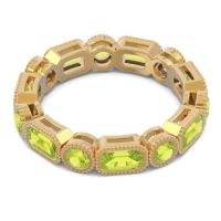 Art Deco Milgrain Bezel Viparita Band