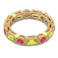 Art Deco Milgrain Bezel Viparita Band
