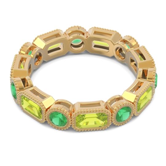 Art Deco Milgrain Bezel Viparita Band