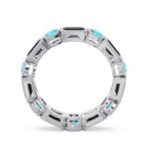 Art Deco Milgrain Bezel Viparita Band