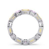 Art Deco Milgrain Bezel Viparita Band