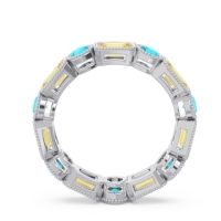 Art Deco Milgrain Bezel Viparita Band