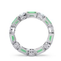 Art Deco Milgrain Bezel Viparita Band