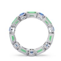 Art Deco Milgrain Bezel Viparita Band