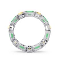 Art Deco Milgrain Bezel Viparita Band
