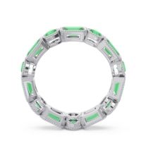 Art Deco Milgrain Bezel Viparita Band